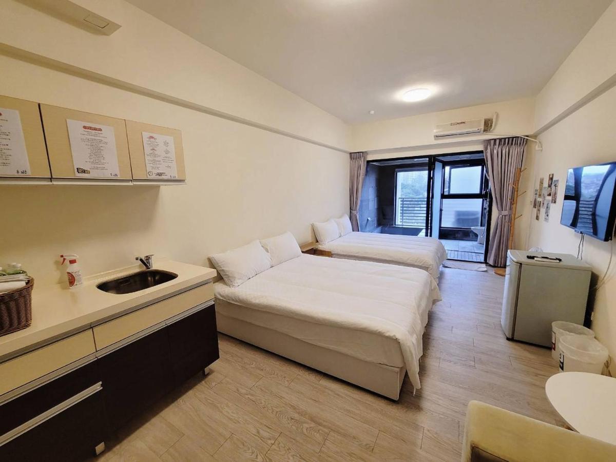 Ferienwohnung 暖暖窩溫泉湯旅 Jiaoxi Exterior foto